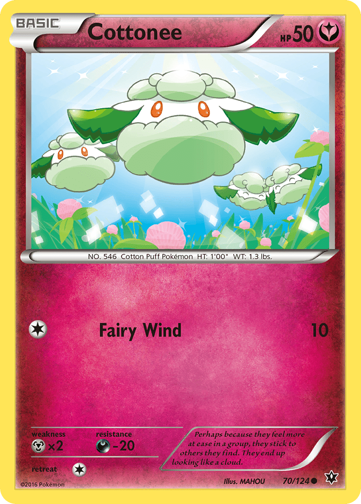 Cottonee (70/124) [XY: Fates Collide] Pokemon Single Pokémon  | Multizone: Comics And Games