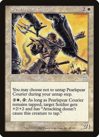 Pearlspear Courier [Onslaught] MTG Single Magic: The Gathering  | Multizone: Comics And Games