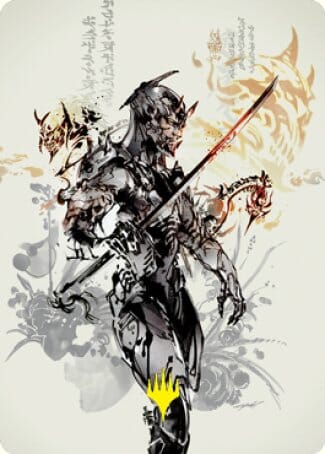 Satoru Umezawa 1 Art Card (Gold-Stamped Signature) [Kamigawa: Neon Dynasty Art Series] MTG Single Magic: The Gathering  | Multizone: Comics And Games