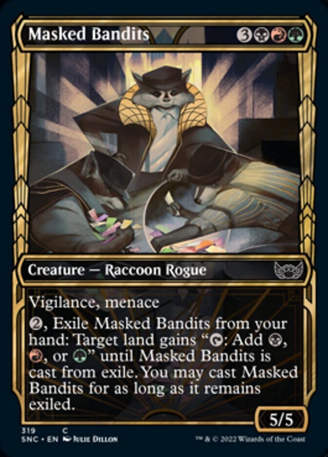 Masked Bandits (Showcase Golden Age) [Streets of New Capenna] MTG Single Magic: The Gathering  | Multizone: Comics And Games