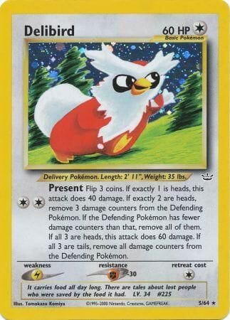 Delibird (5/64) [Neo Revelation Unlimited] Pokemon Single Pokémon  | Multizone: Comics And Games