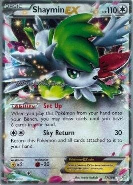 Shaymin EX (77/108) (Punches 'n' Bites - Patrick Martinez) [World Championships 2015] Pokemon Single Pokémon  | Multizone: Comics And Games