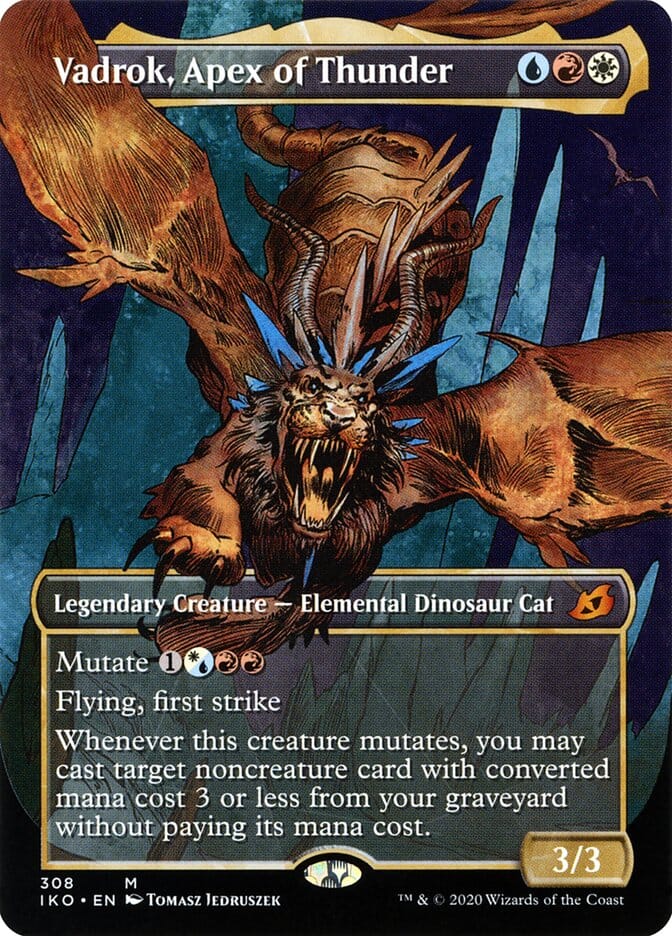 Vadrok, Apex of Thunder (Showcase) [Ikoria: Lair of Behemoths] MTG Single Magic: The Gathering  | Multizone: Comics And Games