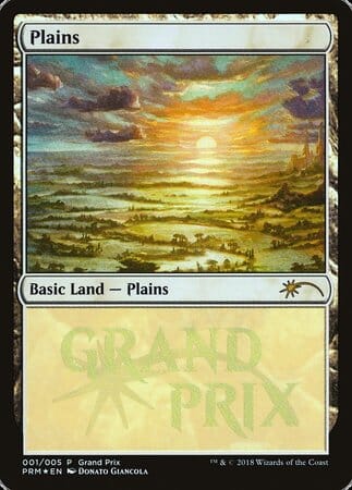 Plains [Grand Prix Promos] MTG Single Magic: The Gathering  | Multizone: Comics And Games