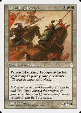 Flanking Troops [Portal Three Kingdoms] MTG Single Magic: The Gathering  | Multizone: Comics And Games