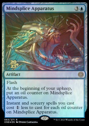Mindsplice Apparatus [Phyrexia: All Will Be One Prerelease Promos] MTG Single Magic: The Gathering  | Multizone: Comics And Games