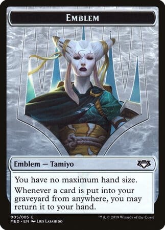 Emblem - Tamiyo, the Moon Sage [Mythic Edition Tokens] MTG Single Magic: The Gathering  | Multizone: Comics And Games