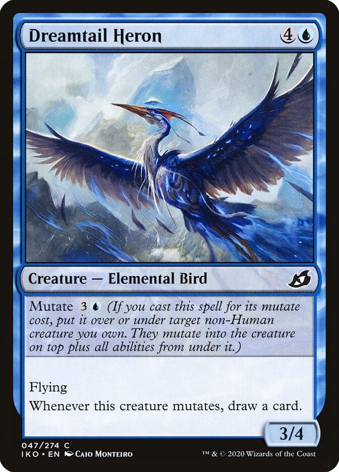 Dreamtail Heron [Ikoria: Lair of Behemoths] MTG Single Magic: The Gathering  | Multizone: Comics And Games