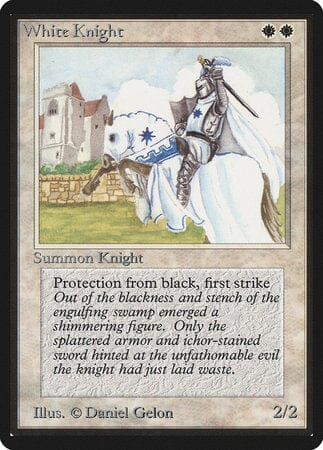 White Knight [Limited Edition Beta] MTG Single Magic: The Gathering  | Multizone: Comics And Games