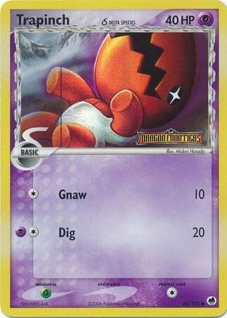 Trapinch (68/101) (Delta Species) (Stamped) [EX: Dragon Frontiers] Pokemon Single Pokémon  | Multizone: Comics And Games