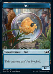 Fish // Rogue Double-sided Token [Streets of New Capenna Tokens] MTG Single Magic: The Gathering  | Multizone: Comics And Games