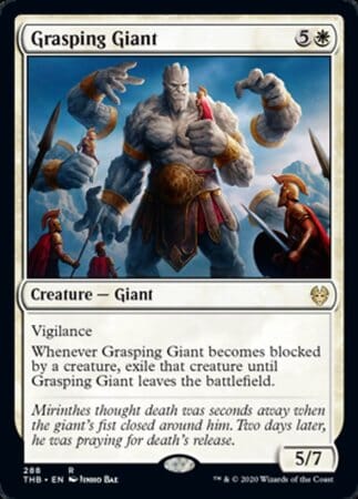 Grasping Giant [Theros Beyond Death] MTG Single Magic: The Gathering  | Multizone: Comics And Games