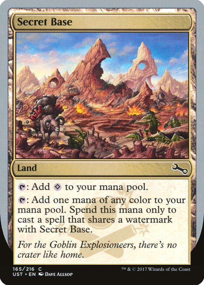 Secret Base (Artist: Dave Allsop) [Unstable] MTG Single Magic: The Gathering  | Multizone: Comics And Games