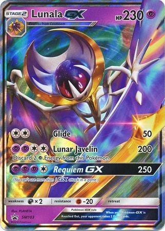 Lunala GX (SM103) (Jumbo Card) [Sun & Moon: Black Star Promos] Pokemon Single Pokémon  | Multizone: Comics And Games