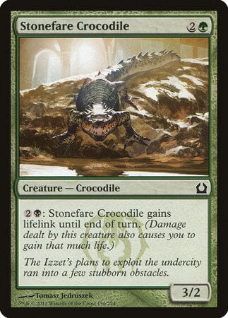 Stonefare Crocodile [Return to Ravnica] MTG Single Magic: The Gathering  | Multizone: Comics And Games