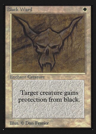 Black Ward (IE) [Intl. Collectors’ Edition] MTG Single Magic: The Gathering  | Multizone: Comics And Games