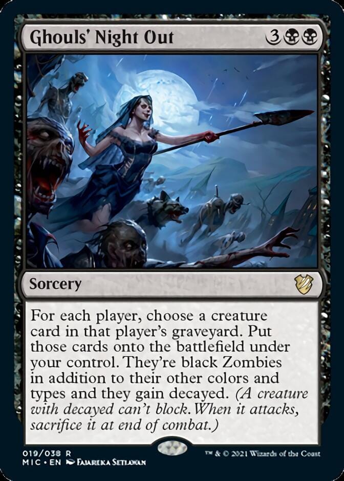 Ghouls' Night Out [Innistrad: Midnight Hunt Commander] MTG Single Magic: The Gathering  | Multizone: Comics And Games