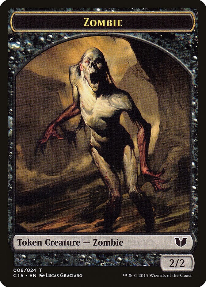 Germ // Zombie Double-Sided Token [Commander 2015 Tokens] MTG Single Magic: The Gathering  | Multizone: Comics And Games