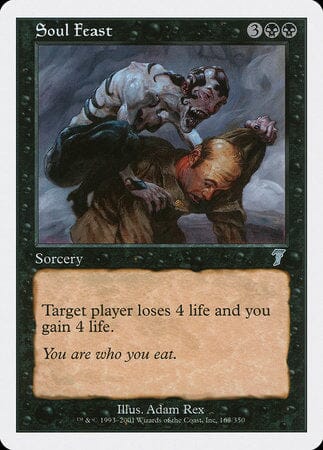 Soul Feast [Seventh Edition] MTG Single Magic: The Gathering  | Multizone: Comics And Games