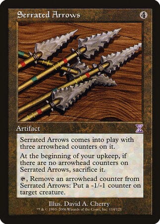 Serrated Arrows [Time Spiral Timeshifted] MTG Single Magic: The Gathering  | Multizone: Comics And Games
