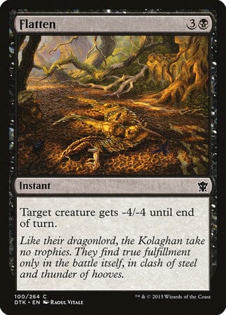 Flatten [Dragons of Tarkir] MTG Single Magic: The Gathering  | Multizone: Comics And Games
