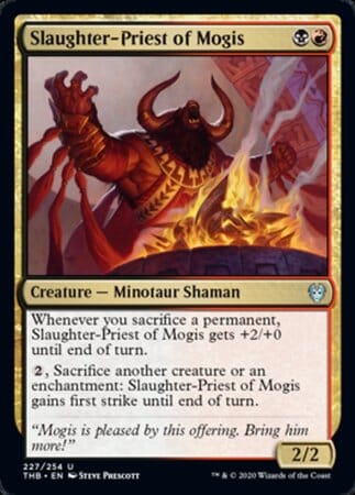 Slaughter-Priest of Mogis [Theros Beyond Death] MTG Single Magic: The Gathering  | Multizone: Comics And Games