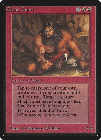 Stone Giant [Limited Edition Beta] MTG Single Magic: The Gathering  | Multizone: Comics And Games