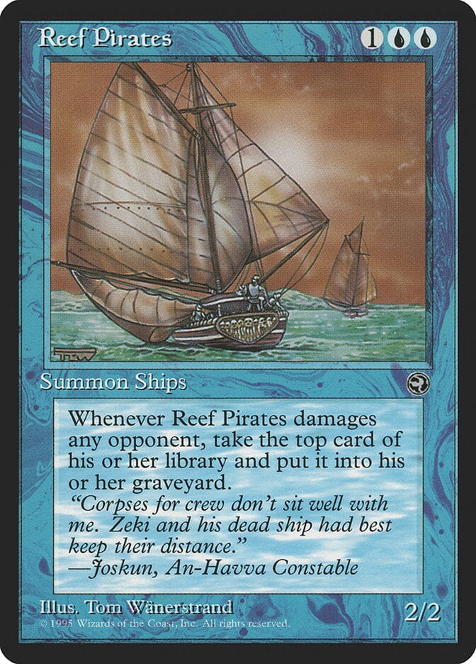 Reef Pirates (Joskun Flavor Text) [Homelands] MTG Single Magic: The Gathering  | Multizone: Comics And Games
