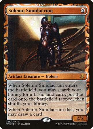Solemn Simulacrum [Kaladesh Inventions] MTG Single Magic: The Gathering  | Multizone: Comics And Games