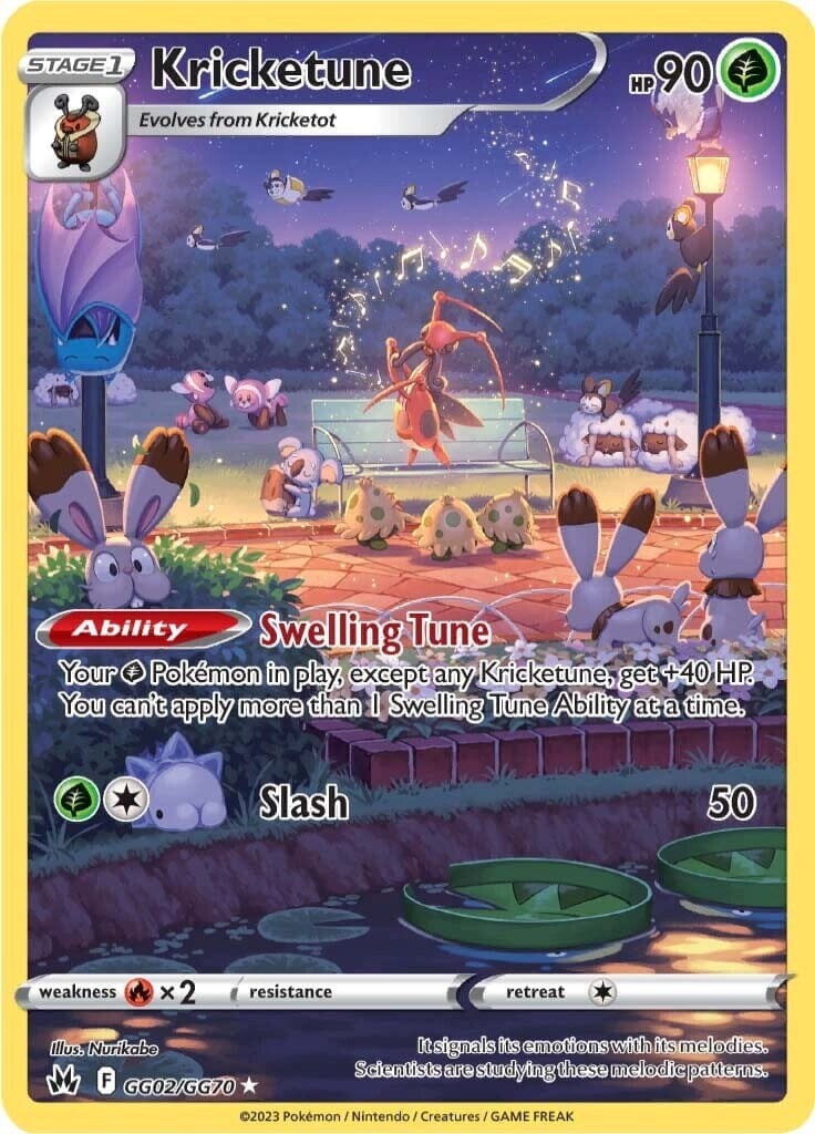 Kricketune (GG02/GG70) [Sword & Shield: Crown Zenith] Pokemon Single Pokémon  | Multizone: Comics And Games