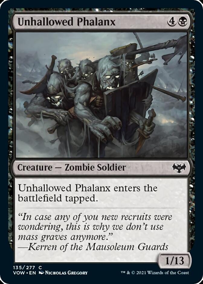 Unhallowed Phalanx [Innistrad: Crimson Vow] MTG Single Magic: The Gathering  | Multizone: Comics And Games