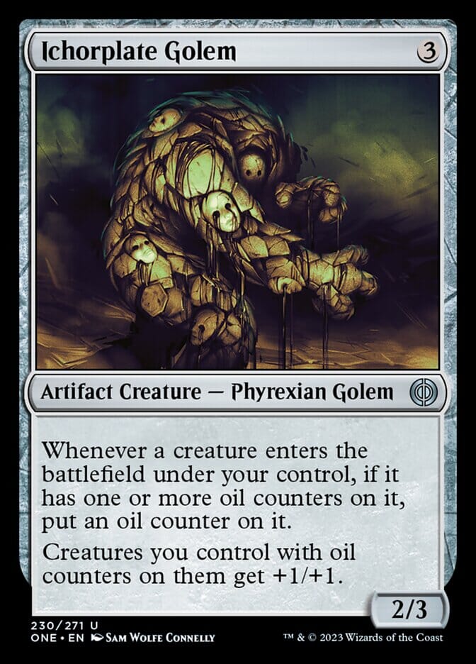 Ichorplate Golem [Phyrexia: All Will Be One] MTG Single Magic: The Gathering  | Multizone: Comics And Games