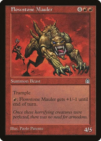 Flowstone Mauler [Stronghold] MTG Single Magic: The Gathering  | Multizone: Comics And Games