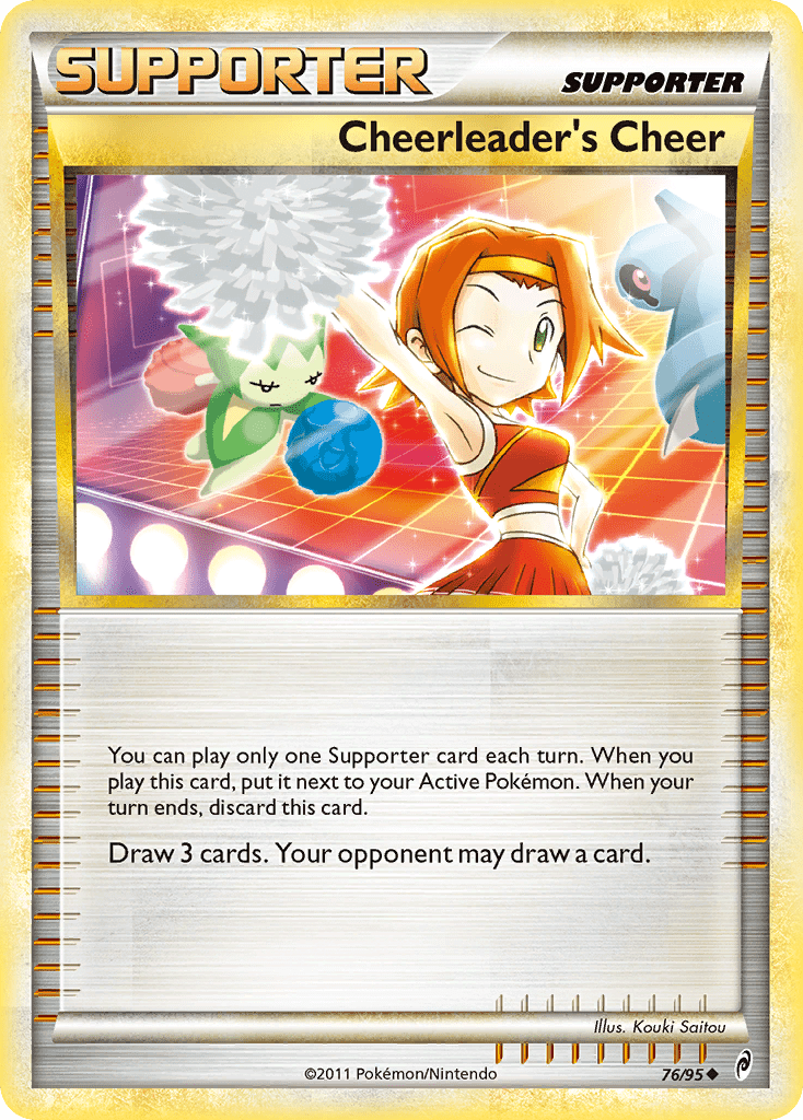 Cheerleader's Cheer (76/95) [HeartGold & SoulSilver: Call of Legends] Pokemon Single Pokémon  | Multizone: Comics And Games