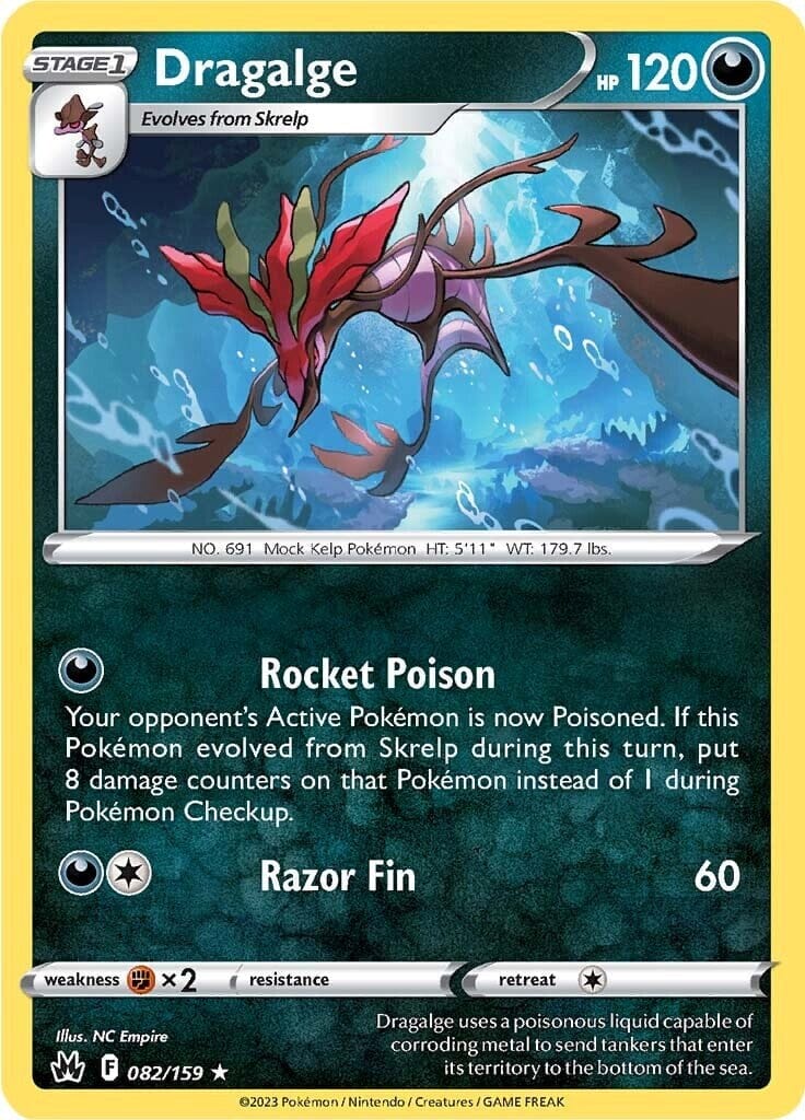 Dragalge (082/159) [Sword & Shield: Crown Zenith] Pokemon Single Pokémon  | Multizone: Comics And Games