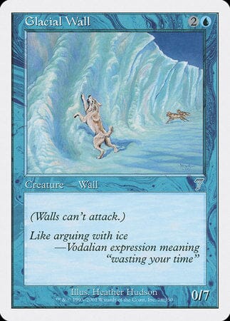 Glacial Wall [Seventh Edition] MTG Single Magic: The Gathering  | Multizone: Comics And Games
