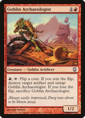 Goblin Archaeologist [Darksteel] MTG Single Magic: The Gathering  | Multizone: Comics And Games