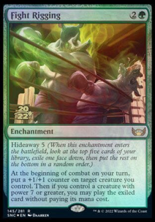 Fight Rigging [Streets of New Capenna Prerelease Promos] MTG Single Magic: The Gathering  | Multizone: Comics And Games