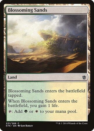 Blossoming Sands [Khans of Tarkir] MTG Single Magic: The Gathering  | Multizone: Comics And Games