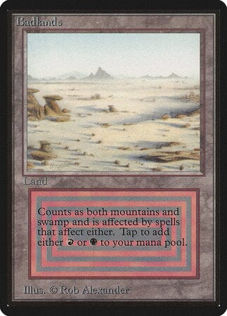 Badlands [Limited Edition Beta] MTG Single Magic: The Gathering  | Multizone: Comics And Games