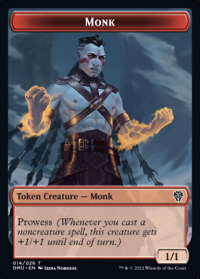 Soldier // Monk Double-sided Token [Dominaria United Tokens] MTG Single Magic: The Gathering  | Multizone: Comics And Games