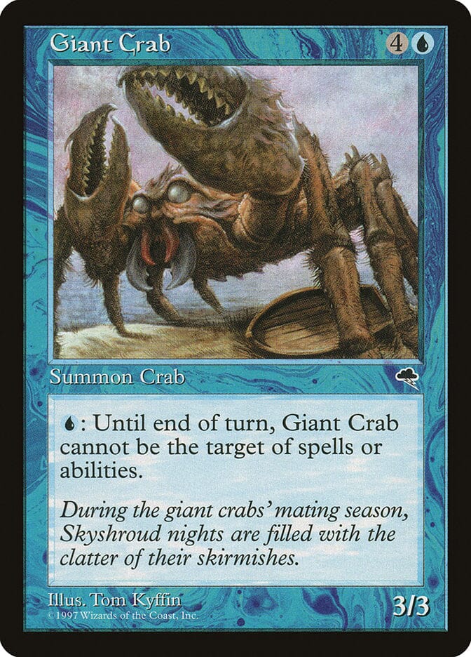 Giant Crab [Tempest] MTG Single Magic: The Gathering  | Multizone: Comics And Games