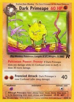 Dark Primeape (43/82) [Team Rocket Unlimited] Pokemon Single Pokémon  | Multizone: Comics And Games