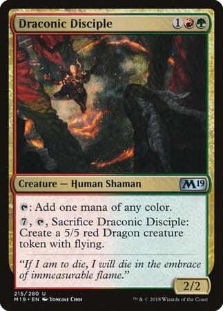 Draconic Disciple [Core Set 2019] MTG Single Magic: The Gathering  | Multizone: Comics And Games