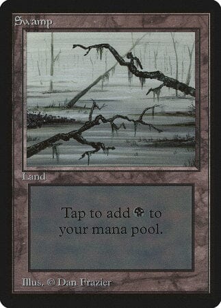 Swamp (C) [Limited Edition Beta] MTG Single Magic: The Gathering  | Multizone: Comics And Games