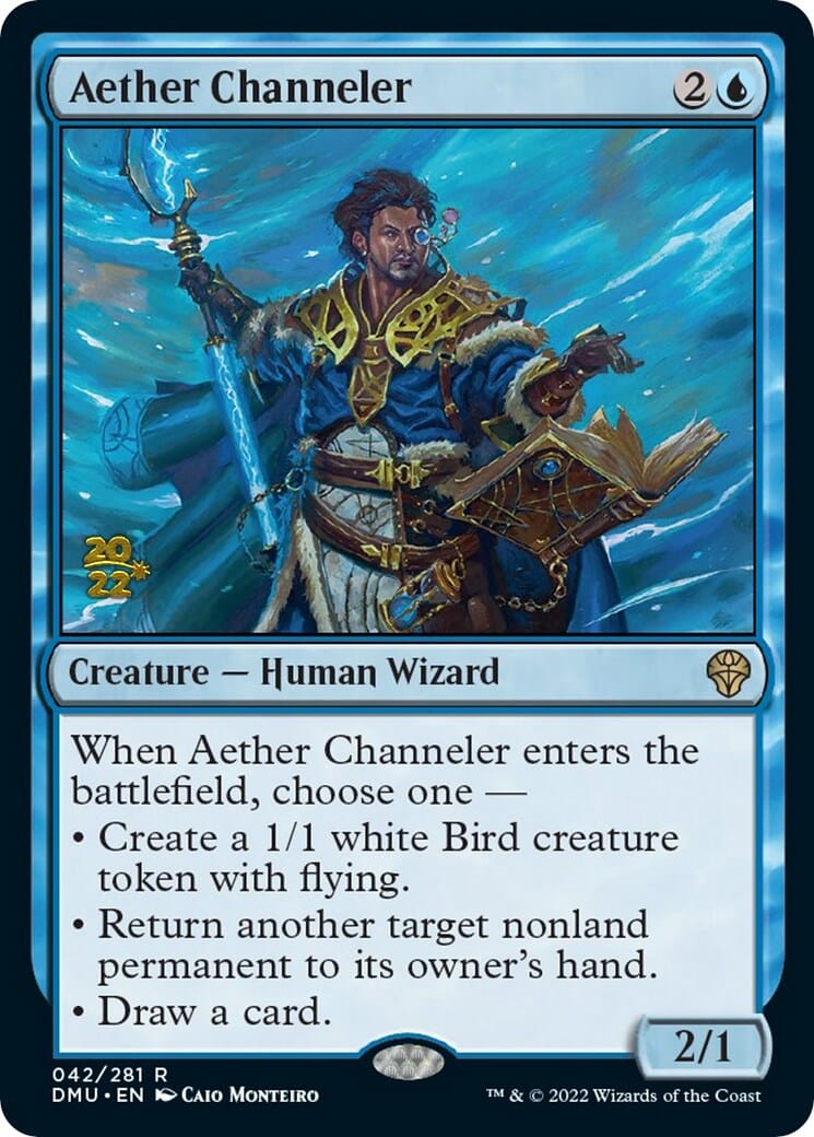 Aether Channeler [Dominaria United Prerelease Promos] MTG Single Magic: The Gathering  | Multizone: Comics And Games