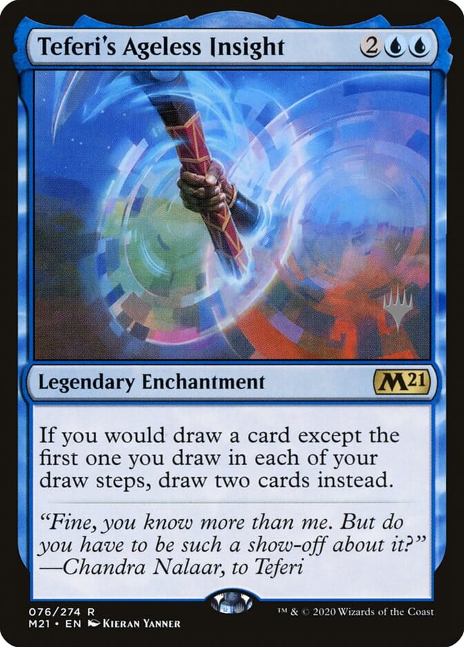 Teferi's Ageless Insight (Promo Pack) [Core Set 2021 Promos] MTG Single Magic: The Gathering  | Multizone: Comics And Games