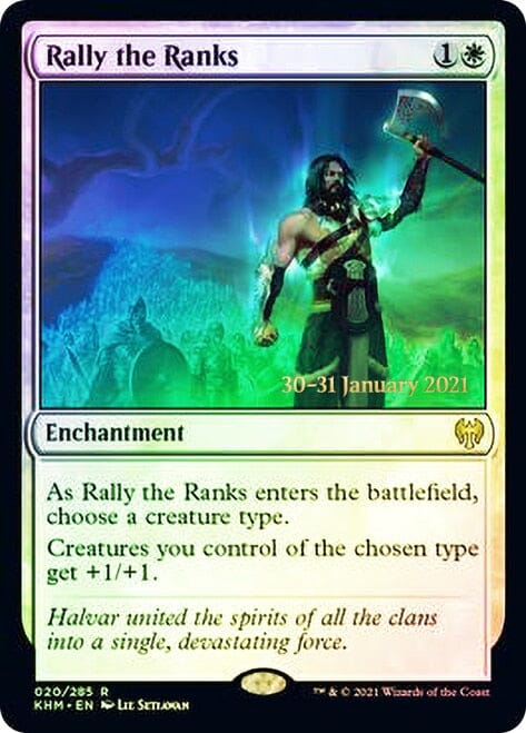 Rally the Ranks [Kaldheim Prerelease Promos] MTG Single Magic: The Gathering  | Multizone: Comics And Games