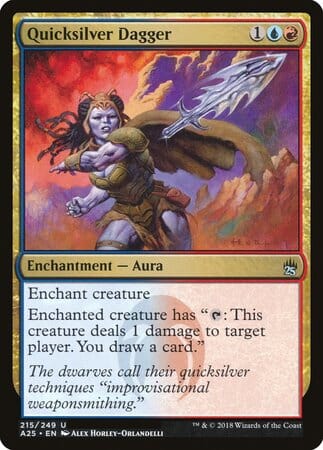 Quicksilver Dagger [Masters 25] MTG Single Magic: The Gathering  | Multizone: Comics And Games