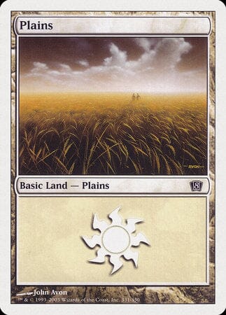 Plains (331) [Eighth Edition] MTG Single Magic: The Gathering  | Multizone: Comics And Games